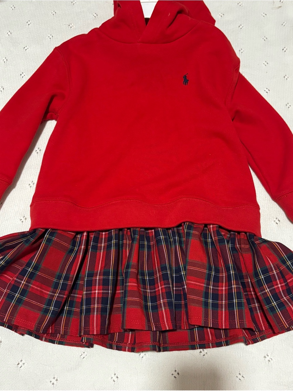 Ralph Lauren Red Hoodie Skirt Combo - Kids - Picture 2 of 3